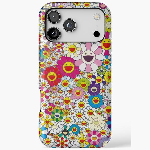 Takashi Murakami Contemporary Art iPhone Case 17 11 12 13 14 15 16 Pro Max up to size 5XL
