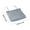 Gray, variant on Kugisaki Flannel Chair Cushion Solid Color, Soft Kitchen Office Table Chair Pads with Ties,Non Slip Backing, Seat Cushion for Dining Room,Bar,Patio Chairs