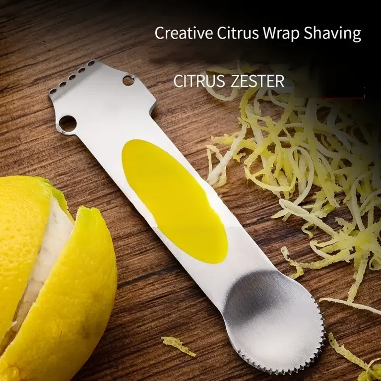 1pc Lemon Zester Grater Stainless Steel Peeler Kitchen Stuff