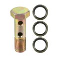 thumbnail image 1 of Unique Bargains 1 Set Car Double Banjo Bolt M12x1.25 45mm Metric Thread Turbo Brake Line Fitting Adapter W/ Washer, 1 of 7