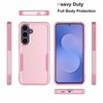 thumbnail image 3 of Galaxy S25 FE 5G Case,Sturdy Phone Case for Samsung S25 FE 5G 2025 6.7 inch,Njjex Shockproof Protection Heavy Duty Armor Hard Plastic & Rubber Rugged Bumper 2-in-1 Case Cover-Pink, 3 of 7