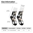 thumbnail image 2 of Logiee Colors Cats Print Adult Socks for Men & Women,Calf Socks, Ankle Socks,Boots Socks,Breathable Casual Sock,Unisex Crew Socks, 2 of 6
