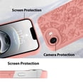 thumbnail image 4 of Funda de teléfono MZELQ para iPhone 16E de silicona con flores y rosas, 4 of 6