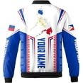 thumbnail image 3 of Lotusprinthandmade Personalized Philippines Flag All-over Print Bomber Jacket S-5XL Multicolor, 3 of 5