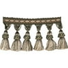 Wrights 3.5" Multi-Colored Ruched Fringe Tassel