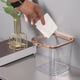 thumbnail image 4 of onlyliua Promoción de Temporada Bote de Basura Transparente para Escritorio, Bote de Basura de Plástico, Bote de Basura Pequeño para Encimera, para Tocador de Oficina, 4 of 7