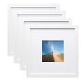thumbnail image 1 of Marcos de fotos KINLINK 8x8 blancos con cristal auténtico (4 juegos), 1 of 7