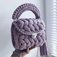thumbnail image 2 of 400g Thick Chunky T Shirt Yarn Crochet For Knitting DIY Blanket Purse Carpet Handbag Crochet Cloth Thread Yarn Solid Color, 2 of 7