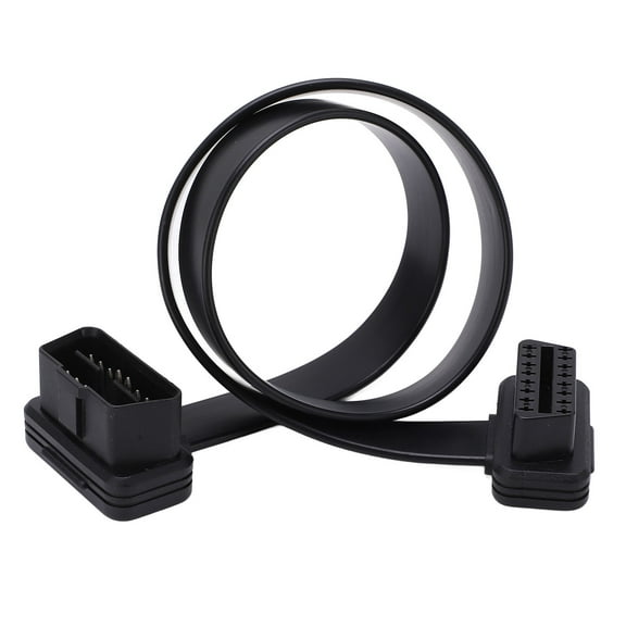 16 Pin Male to Female Extension Cable Car Diagnostic Cord for OBD2 Scanner Code Reader 0.4m/1.3ft