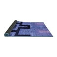 thumbnail image 2 of Ahgly Company Indoor Rectangle Abstract Blue Modern Area Rugs, 4' x 6', 2 of 4