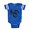 Royal Blue, variant on CafePress - Gothic Skull Initial O - Cute Infant Baby Football Bodysuit