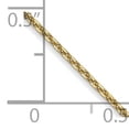 thumbnail image 4 of Primal Gold 14 Karat Yellow Gold 0.95mm Diamond-cut Cable Chain Anklet, 4 of 4