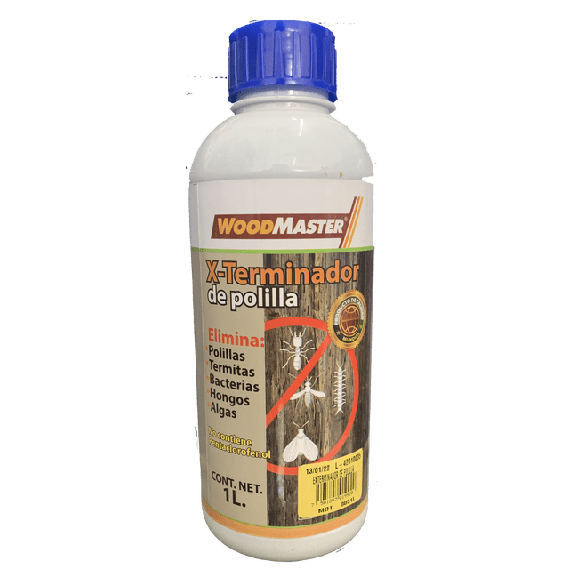 Exterminador de Polillas, Termitas hongos y Bacterias Para Madera ALVAMEX MADERA