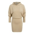 thumbnail image 4 of Gvmfive Women's 2 Piece Long Sleeve Hoodie Top and Mini Bodycon Skirt Set, 4 of 6