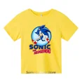 thumbnail image 3 of Camiseta de Sonic para niños, camisetas con estampado para niños, camiseta de algodón Harajuku para niños, camiseta de manga corta de verano para niñas, camisetas de dibujos animados para bebés, 3 of 5