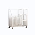 thumbnail image 4 of Colaxi Yoga Mat Storage Rack Workout Equipment Organizer Dumbbells Furniture Multifunction Resistance Bands Fitness Weight Rack Cart, 4 of 7
