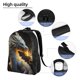 thumbnail image 5 of Disketp Golden White Fire Dragon Mochila Unisex de Apertura Lateral Completa, Mochila para Laptop para Escuela, Trabajo y Viajes, 5 of 8