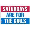 thumbnail image 1 of Anley Fly Breeze 3x5 Foot Saturdays Are For The Girls Flag - Female Fraternity Flags Polyester, 1 of 4