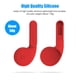 thumbnail image 4 of VR Auriculares Oreja Muffs Muffs Orejeras de silicona Solución de sonido mejorada Equipo de juego Suministros Suministros Reemplazo para Oculus Quest 2 Rojo 2 Piezas Yuarrent EL005860-04, 4 of 7