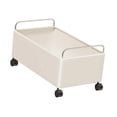 thumbnail image 4 of Carrito con ruedas, organizador de almacenamiento debajo del escritorio, carrito de almacenamiento para el hogar Blanco S, 4 of 9