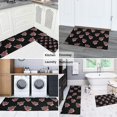 thumbnail image 5 of Pioneer Flower Floral Print Pattern Kitchen Rugs Sets Of 2,Anti Fatigue Kitchen Mat Rugs Non Slip Washable,Decorative Kitchen Floor Mats for Kitchen,Sink,Laundry,17"x30"+17"x47", 5 of 7