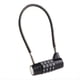 thumbnail image 1 of Cerraduras de Equipaje, Candados de Seguridad para Maletas de 4 Dígitos, Candado de Combinación para Maletas Candado de Viaje con Cable Flexible, Candado para Bicicletas, 1 of 8