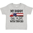 thumbnail image 3 of Inktastic Daddy Plays with Trucks Boys or Girls Toddler T-Shirt, 3 of 5
