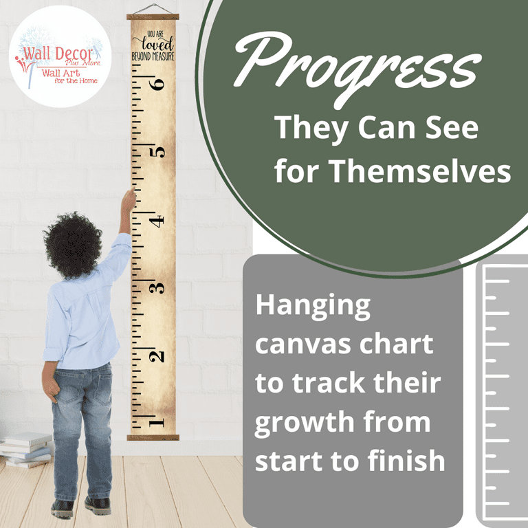 Growth Chart Wall Labels Baby Height Indicator Tape Ruler Height Growth  Chart Decor Ruler Height Indicator Adhesive Ruler for Home Classroom  Nursery