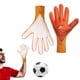 thumbnail image 2 of Guantes de portero de fútbol antideslizantes para niños, guantes de portero de fútbol para jóvenes, con agarres fuertes Fivean unisex, 2 of 2