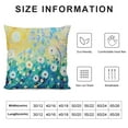 thumbnail image 6 of JEUXUS 2-Piece Short Plush Pillowcase Set White Flower with Painted Textured Modern Colorful Contemporary Botanical Pictures for Home Decor White, 6 of 6