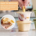thumbnail image 2 of A set of 6 ice cream DIY molds Suitable for homemade frozen snacks (3 milk tea color and 3 matcha color), 2 of 4