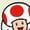 Beige, variant on Mens Nintendo Super Princess and Toad T Shirt