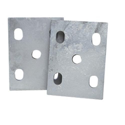 Tie Down Engineering Galvanised Universal Tie Plates, Sold as Pair