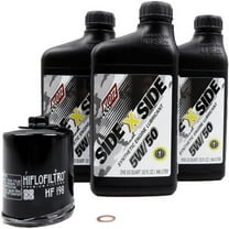 Klotz KU-100 Sidexside Oil Change Kit 5W50 /W Oil Filter Pol