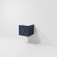 thumbnail image 6 of Geneva 24 in. W Navy Blue Bath Vanity and White Quartz Top, 6 of 11
