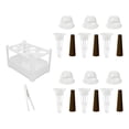 thumbnail image 1 of Sistema de cultivo hidropónico para principiantes, contenedor portátil de 6 agujeros para mercado, balcón, jardín y oficina. 1 juego, 1 of 8