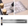 thumbnail image 2 of Filfeel Marking T-Rule, Mark Line Ruler, Scriber Ruler Carpenter Tool For Woodworking Marking Tool, 2 of 8