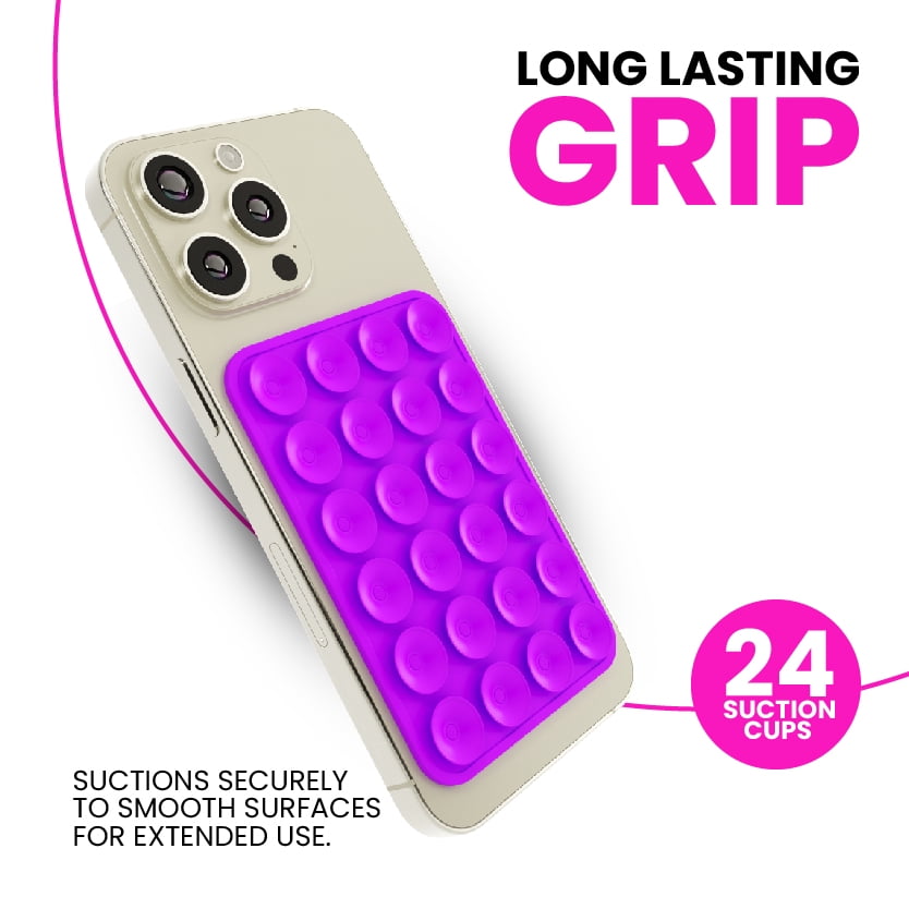 Hold Tight Silicone Suction Phone Case Mount - Hands Free Phone Holder for  Selfies & Videos - Durable, Strong Grip & Easy to Use - Universal iPhone &  Android Compatible Phone Mount |