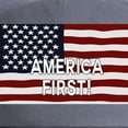 thumbnail image 2 of CafePress - AMERICA FIRST! USA Flag Cap - Adjustable 100% Brushed Unisex Casual Cotton Baseball Cap, Beige, 1, 2 of 2