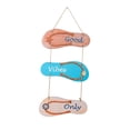 thumbnail image 3 of Letrero decorativo de madera para colgar en la pared con diseño de playa, chanclas playeras para el hogar y la cocina. Estilo B, 3 of 9