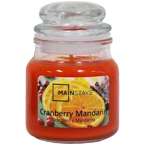 Mainstays Jar Candle, Cranberry Mandarin, 3 oz