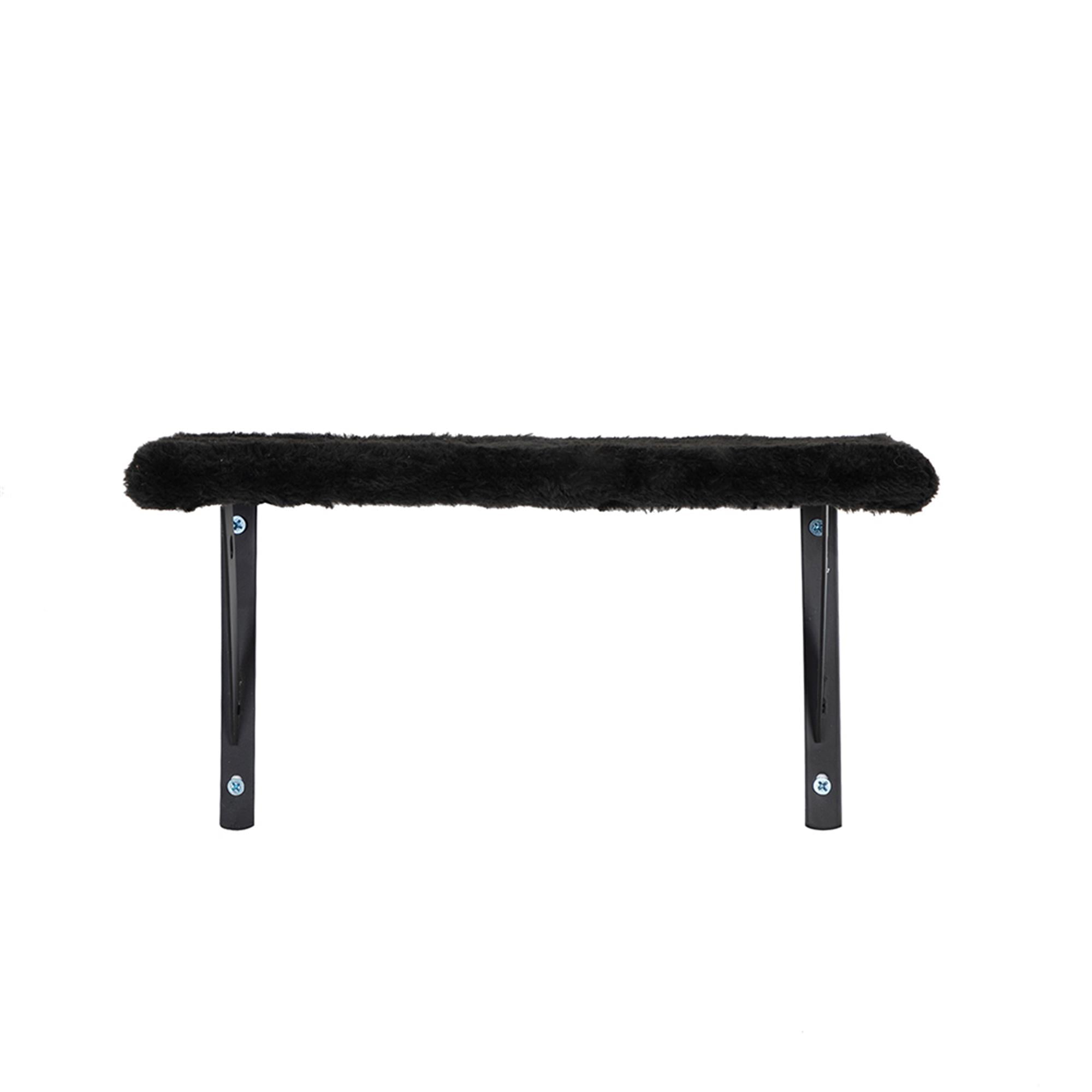 Kadyn Cat Wall Shelves and Perches Set for 5, Cat Tower for Adult Cats Mounted Cat Tree House for Large, Indoor Cat Sleeping Playing Lounging Climbing Furniture, Black