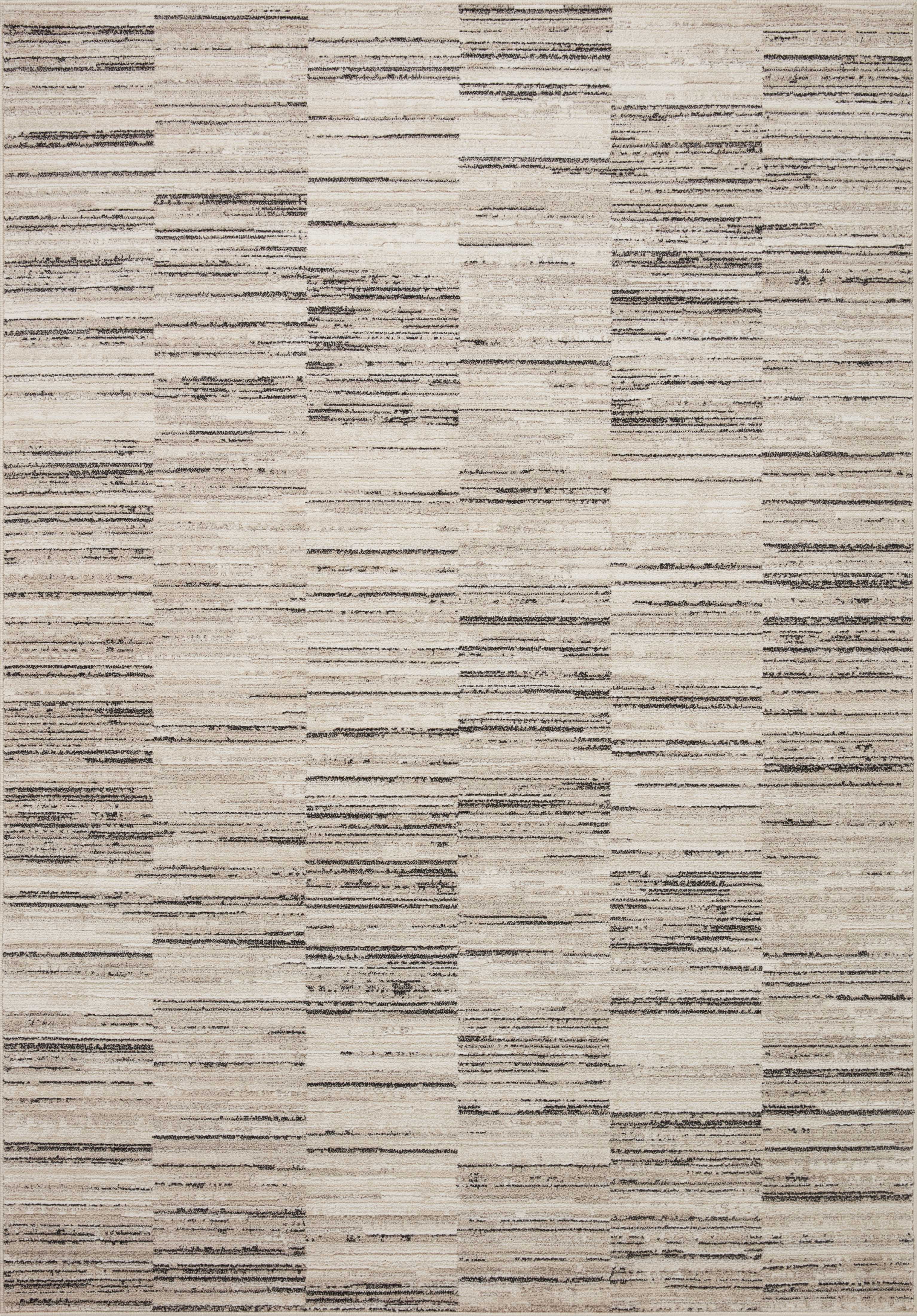 Loloi Darby Charcoal / Sand 2'-7" x 4' Accent Rug