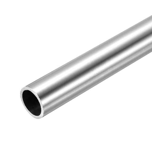 304 Stainless Steel Tube, 17mm ID 21mm OD 250mm Length Straight Metal Pipe Tubing