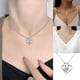 thumbnail image 3 of Collar en forma de corazón de estilo ligero Sparkly Exquisito Collar para Mujer Chica para Regalo, 3 of 8