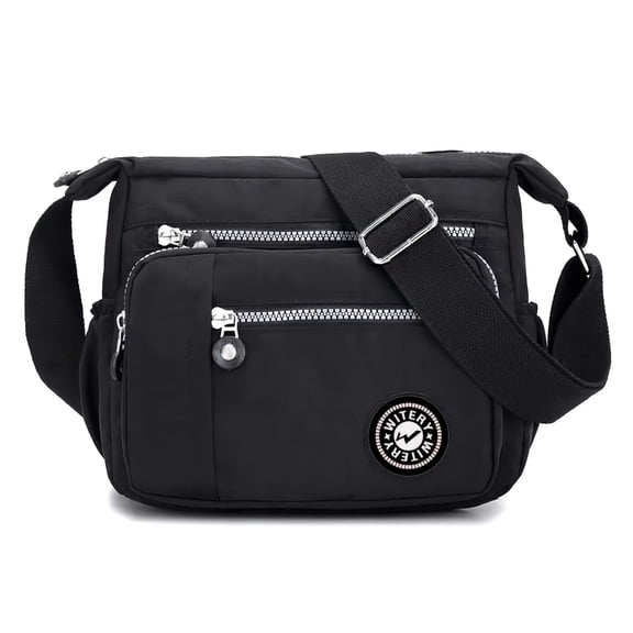 KXF Womens Nylon Crossbody Bag Waterproof Shoulder Purse Multi Pocket Tote Travel Messenger Bag