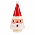 thumbnail image 3 of Vintage Santa Claus Lighted Tree Figurine - 7.87 in Resin Tabletop Christmas Decor, Battery Operated Retro Santa Statue for Holiday Mantle Shelf Home Party, 3 of 8