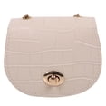 thumbnail image 2 of Bolso bandolera de piel sintética para mujer bandolera de hombro con Ehuebsd patrón de piedras de Color sólido con cadena y solapa informal, 2 of 9