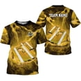 thumbnail image 4 of Personalized Cornhole 3D Player T-Shirt for Team Uniform Funny Gift Men Women (Black, 2XL), 4 of 9