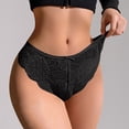 thumbnail image 2 of HongQid Underwear for Women Low Rise Ribbed Hipster Breathable Soft Womens Bikini Panties Cheeky, 2 of 7
